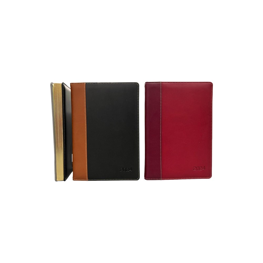 AGENDA PERMANENTE B5 BORDE DORADO