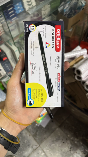 BOLIGRAFO SEMI GEL NEGRO OFFI-ESCO OE-075