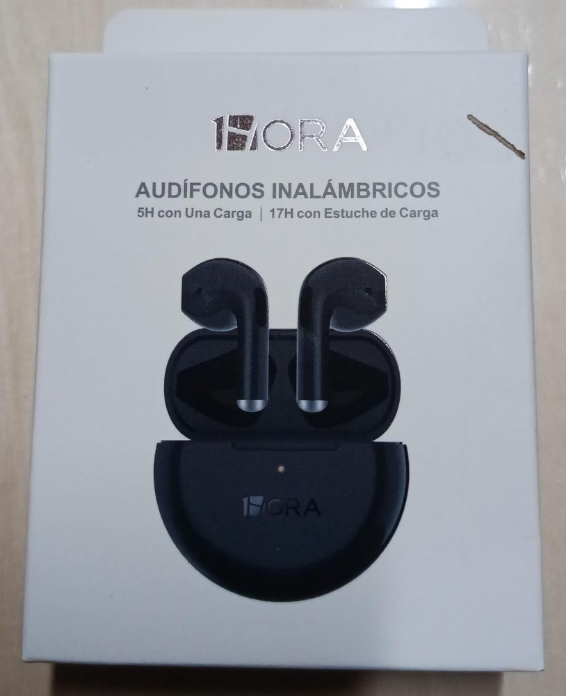 AUDIFONO INALAMBRICO 1 HORA NEGRO AUT119