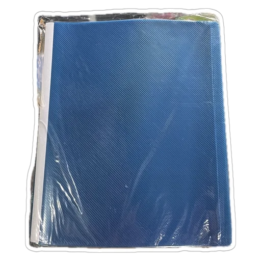 CARPETA DE BISEL AZUL