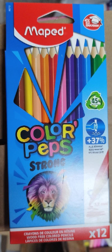 CAJA DE COLORES PEPS MAPED X 12 UND