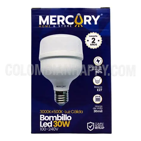 BOMBILLO LED RECARGABLE 50W MERCURY