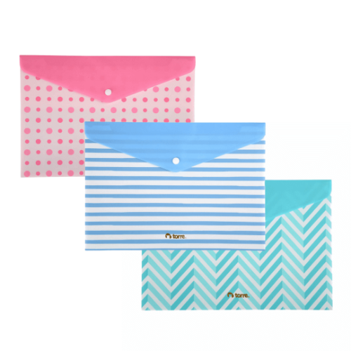 CARPETA BOTON A4 ESTAMPADA