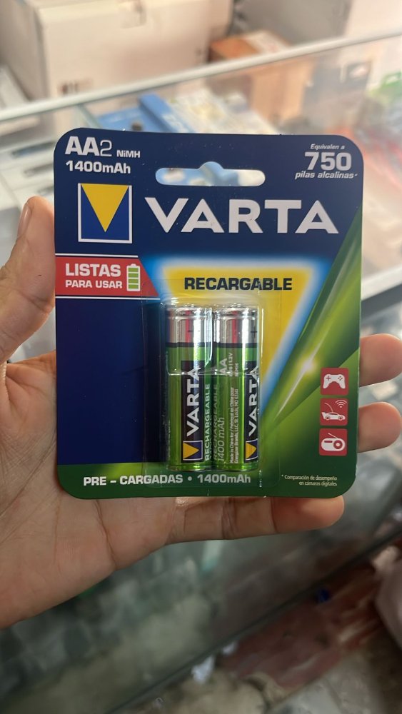 BATERIAS RECARGABLES AA VARTA