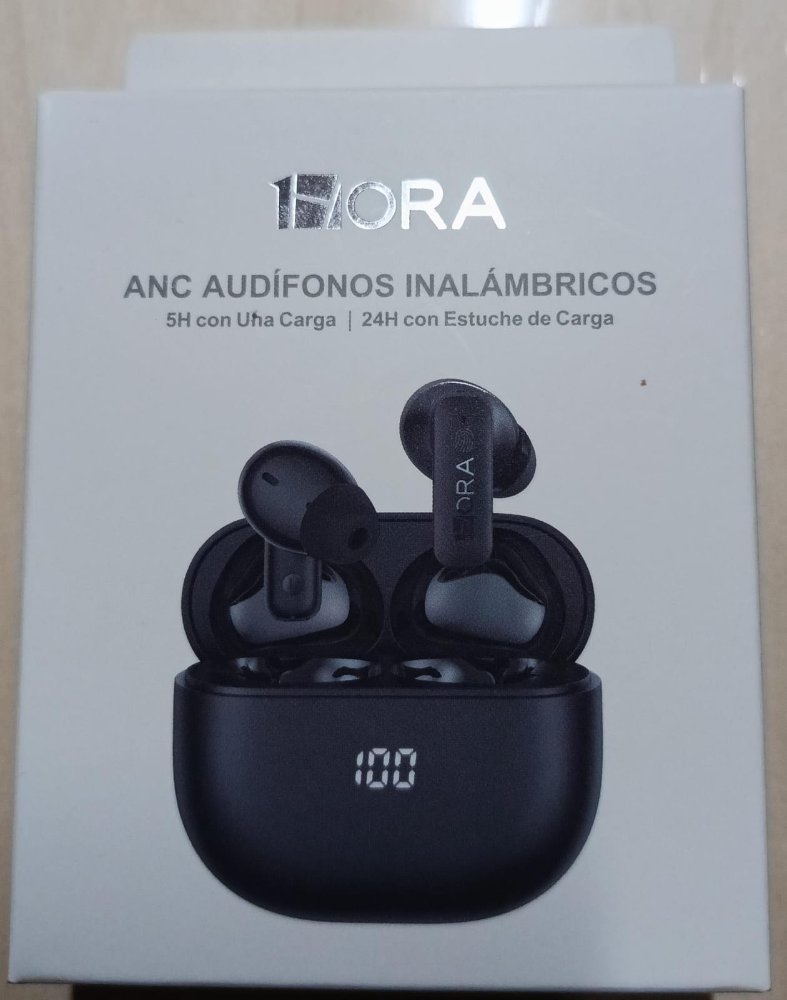 AUDIFONO INALAMBRICO 1 HORA NEGRO AUT211