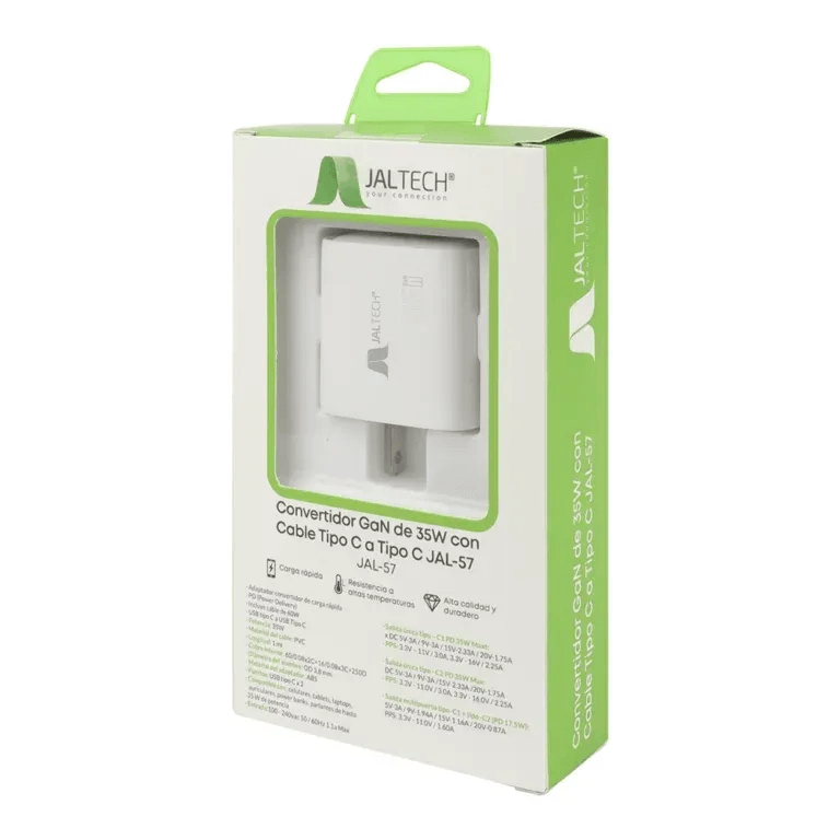 CABEZOTE PARA CARGADOR TIPO C 20W JAL-SC02