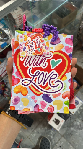 BOLSA DE REGALO DE AMOR Y AMISTAD TAMAÑO S 14_482