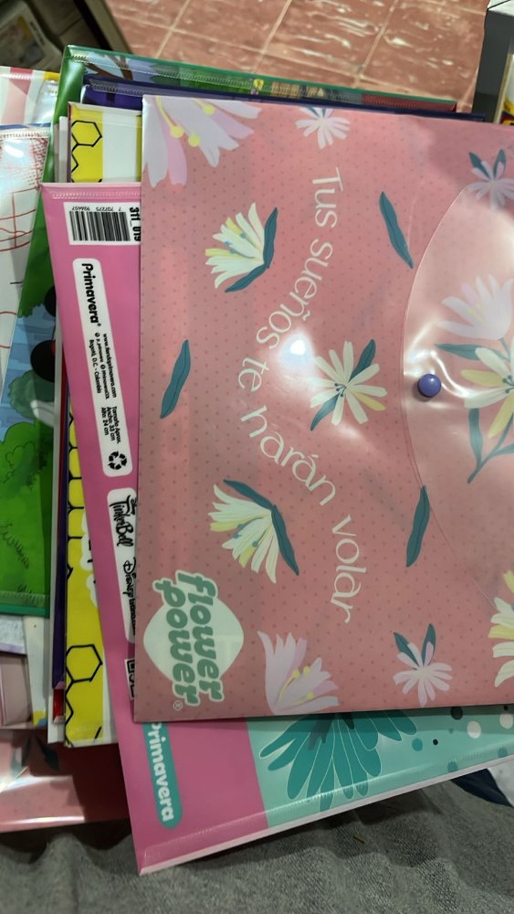 CARPETA PLASTICA CON BROCHE