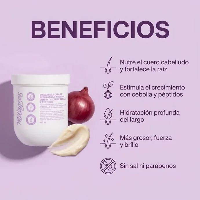 MASCARILLA DE CEBOLLA MILAGROS