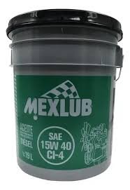 ACEITE MEXLUB SAE 15W40 CUBETA
