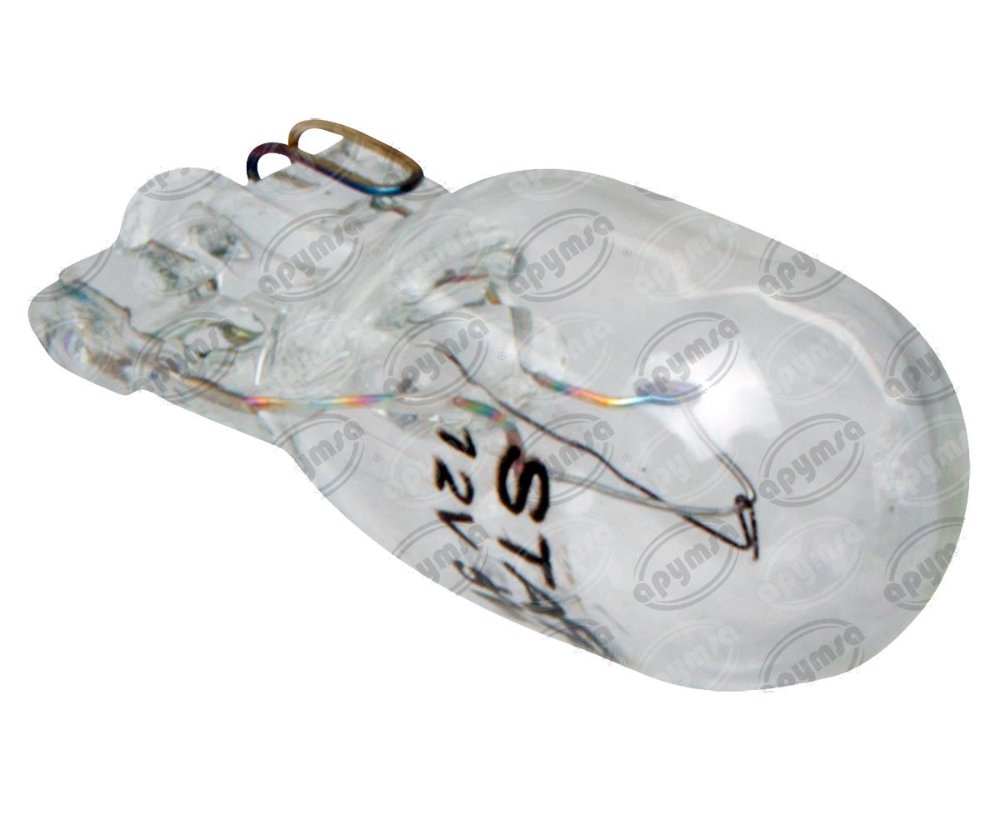 FOCO INCANDESCENTE 158 TRANSPARENTE 12V 5W 1 POLOS 1PZ TIPO PELLIZCO AUDI CHEV NISSAN PONTIAC QBH STAR 158