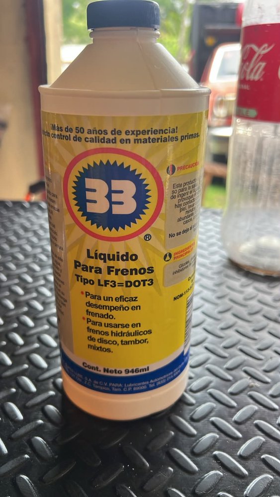 LIQUIDO FRENOS (MARCA 33) 1LT.
