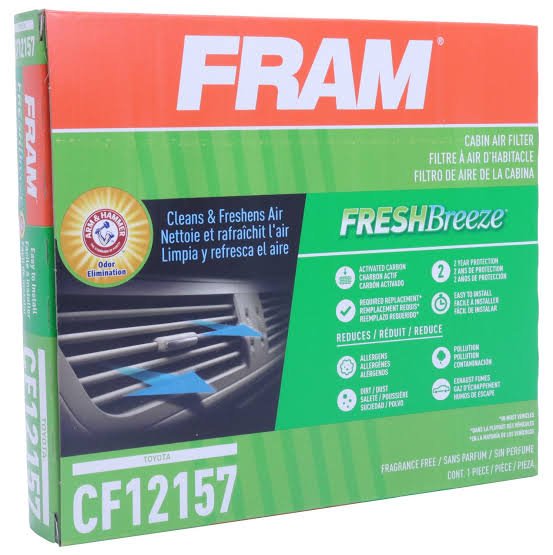 FILTRO AIRE PARA CABINA CF-12157 FRAM (GAC-2337 GONHER )
