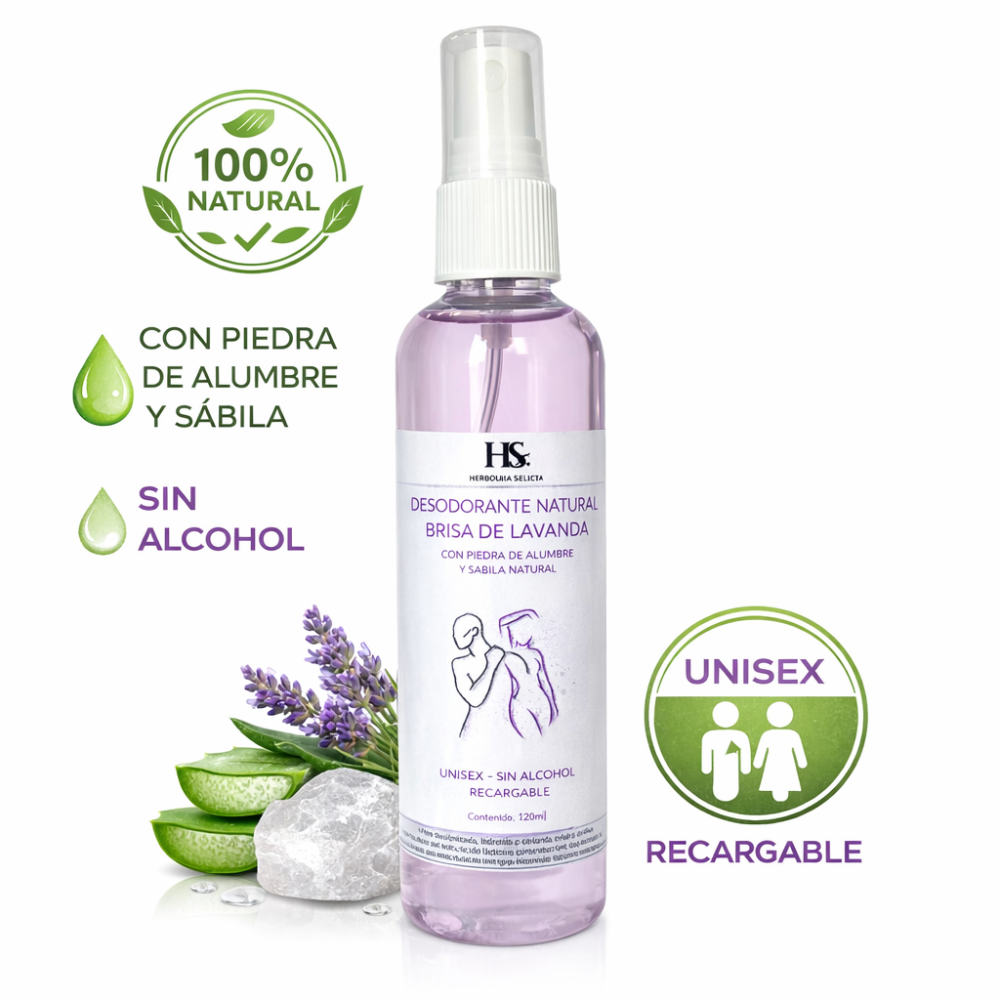 Desodorante Natural Brisa de Lav. 125ml HS