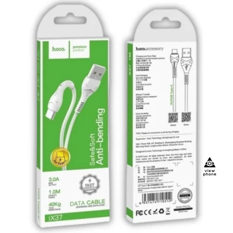 Cable USB Tipo C HOCO 3A X37
