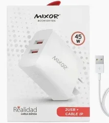 CARGADOR IPHONE 45W MIXOR REALIDAD