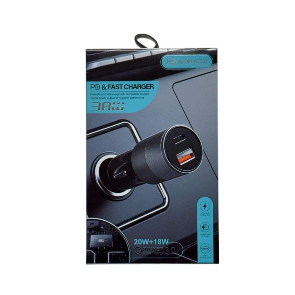 Cargador 12v Tipo C ORIGINAL 38W