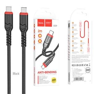 Cable USB Tipo C a Tipo C HOCO 3A x59