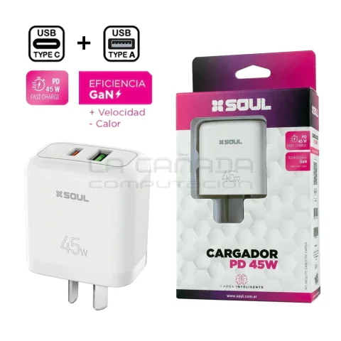 Cargador 220v Cabezal SOUL 45w