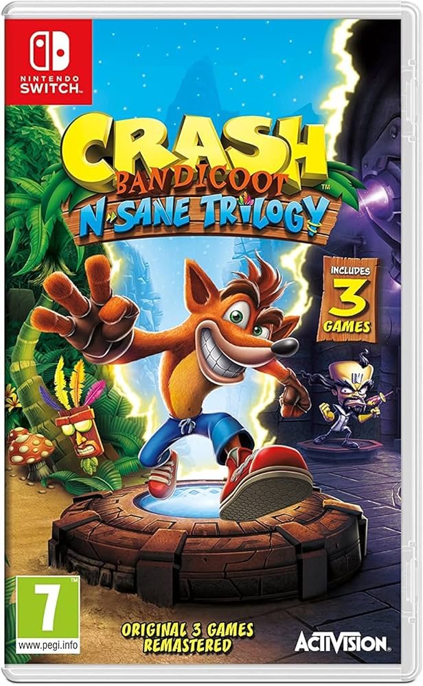 Crash bandicoot N sane Trilogy Nintendo Switch