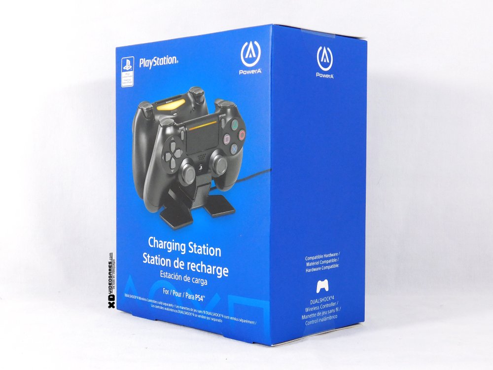 Estacion de carga de 2 controles PS4