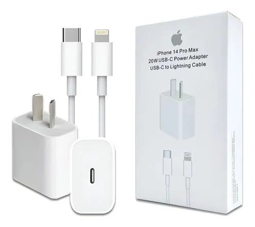 Cargador Iphone 14 20W