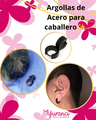 ARGOLLAS DE ACERO CABALLERO