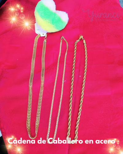 CADENAS DE CABALLERO EN ACERO
