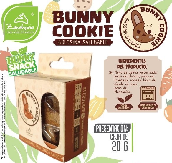 BUNNY COOKIE 20gr- Zanahoria