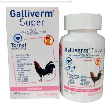Desparasitante Galliverm Super x100 Tab Tornel
