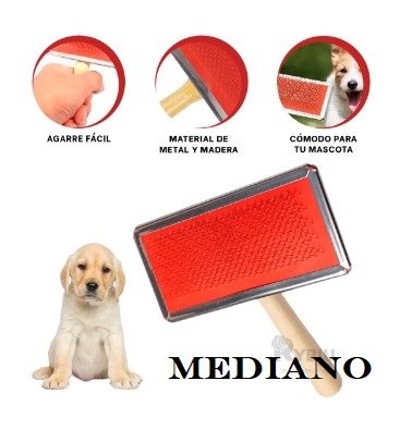 Cepillo metálico mediano