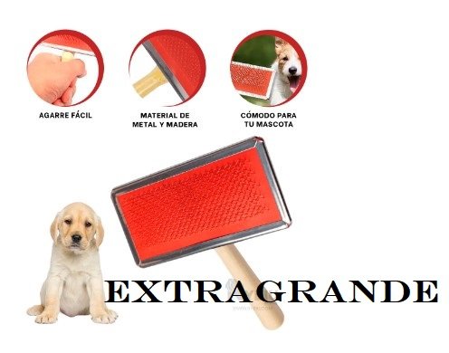 Cepillo metálico extragrande