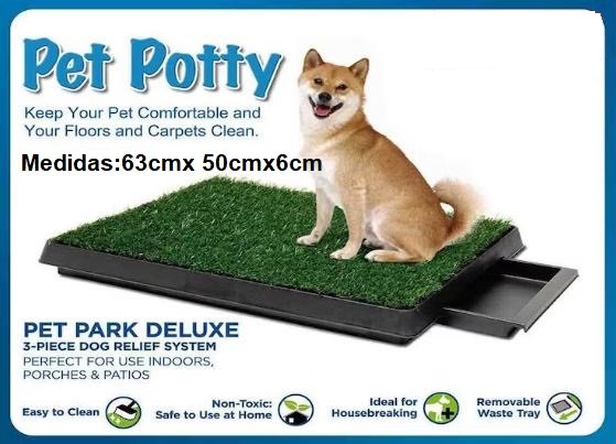 Baño Ecologico Sanitario Perro Grande Reutilizable 75x50cm