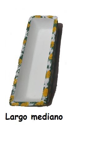 Largo medio Comedero de cemento 29x10cm