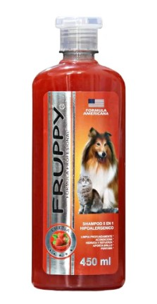 FRUPPY Shampoo acondicionador hipoalergenico (Fresa) x 450ml
