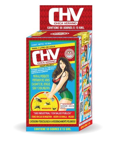 Chica Verano Polvo Soluble (Mosca, mosquitos - Celeste) 50x15gr