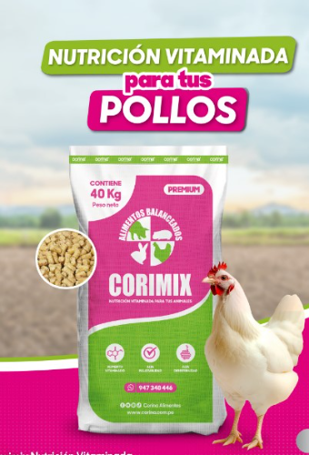 CORIMIX POLLO ENGORDE PELLETIZADO 40kg