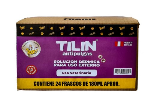 Caja TILIN Antipulgas Gatillo 180ml 24und