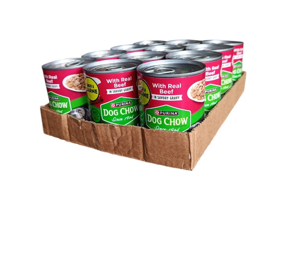 Dog chow Hihg protein carne 12x368gr