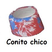 Conito chiquito Comedero de cemento (pequeño) 8x5.5cm