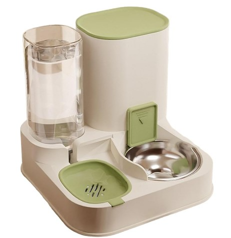 Dispensador automático de agua y comida para mascotas