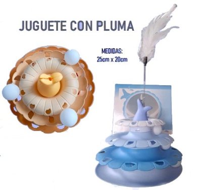 JUGUETE CON PLUMA 25cm x 20cm -JJ3500305