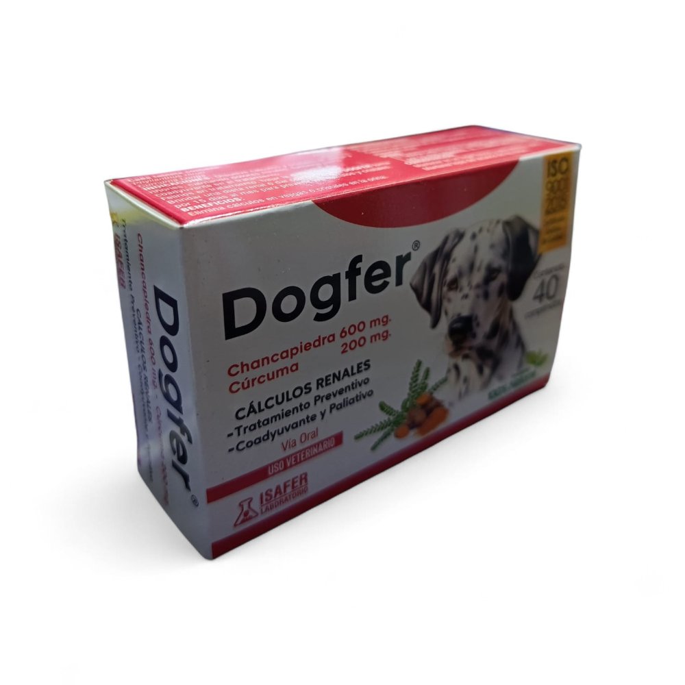 Dogfer Pastillas x 40und - Isafer  (Calculos renales)