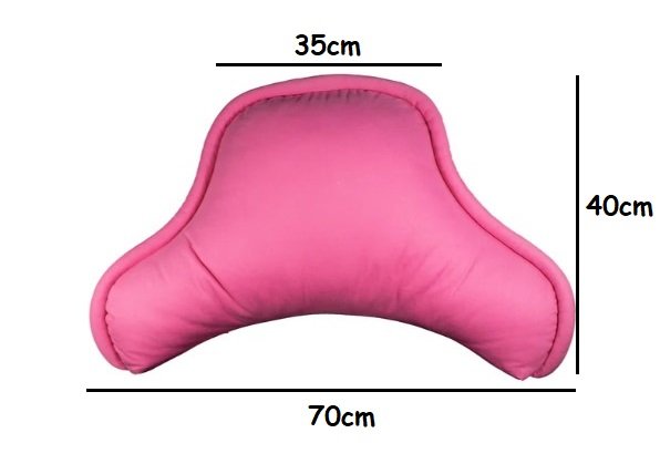 Cojín anatómico rosado oscuro