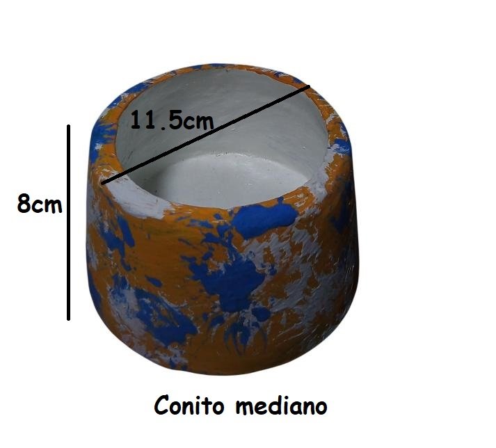 Conito mediano Comedero de cemento 11.5x8cm
