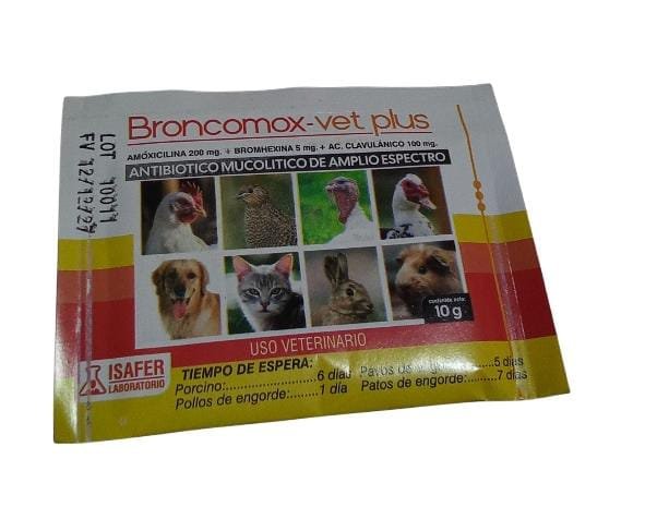 broncomox 10gr granel