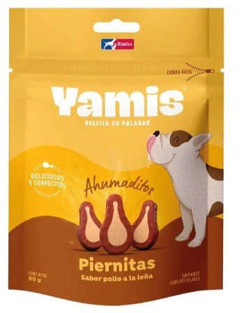 Galletas piernitas YAMIS Snack Adulto  Sabor Pollo a la Leña 80gr