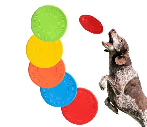 Frisbee disco volador para perro