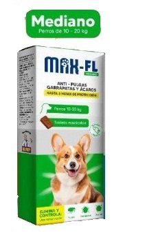Max FL Tab X1 (10 a 20kg) Antiparasitario Perros