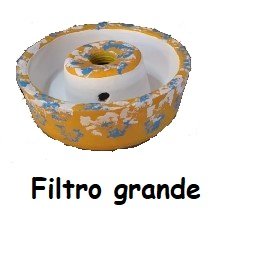 Filtro grande Comedero de cemento 18x5.5cm